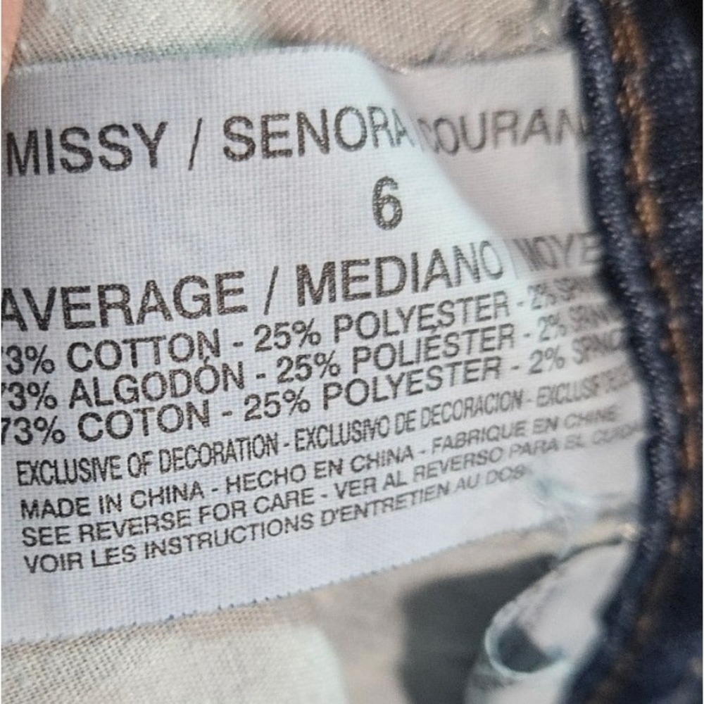 Nine West Cropped Mom Jeans Women Sz 6 Medium Wash Denim Straight Leg Retro #378 - Picture 6 of 7